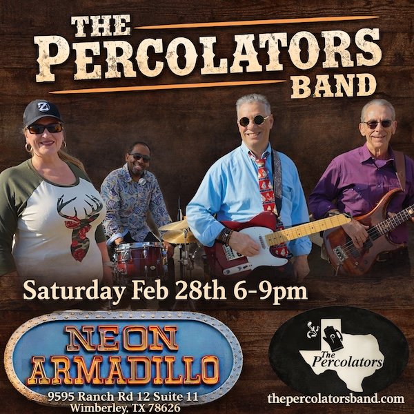 FLASH! New event for this Sat., Feb.28. Join us at the new Neon Armadillo this Sat. night for food, fun drinks and dancing to the hits!